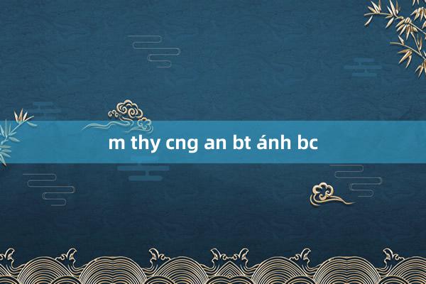 m thy cng an bt ánh bc