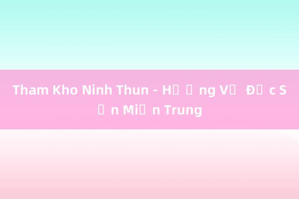 Tham Kho Ninh Thun - Hương Vị Đặc Sản Miền Trung